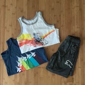 3 pc Boy mix summer lot - sz 6/7T
